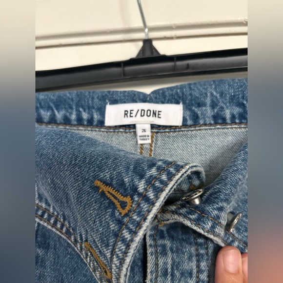 RE/DONE Womens 80s Fold Over Jeans - Seventies size 26 - Picture 5 of 7